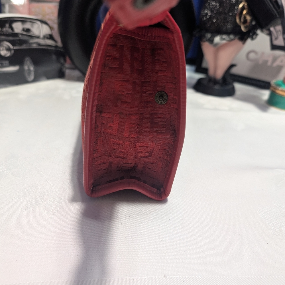 Fendi Red Clutch - Picture 4 of 11
